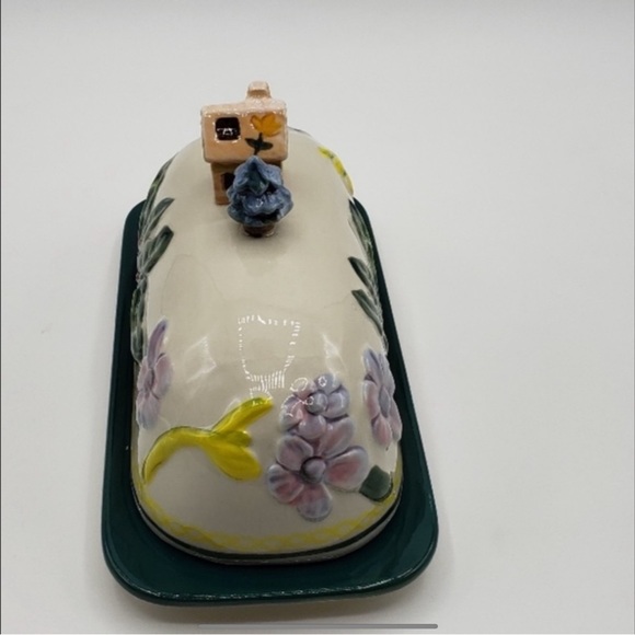 Anthropologie Nathalie Lete Cottage Butter Dish - Picture 4 of 4